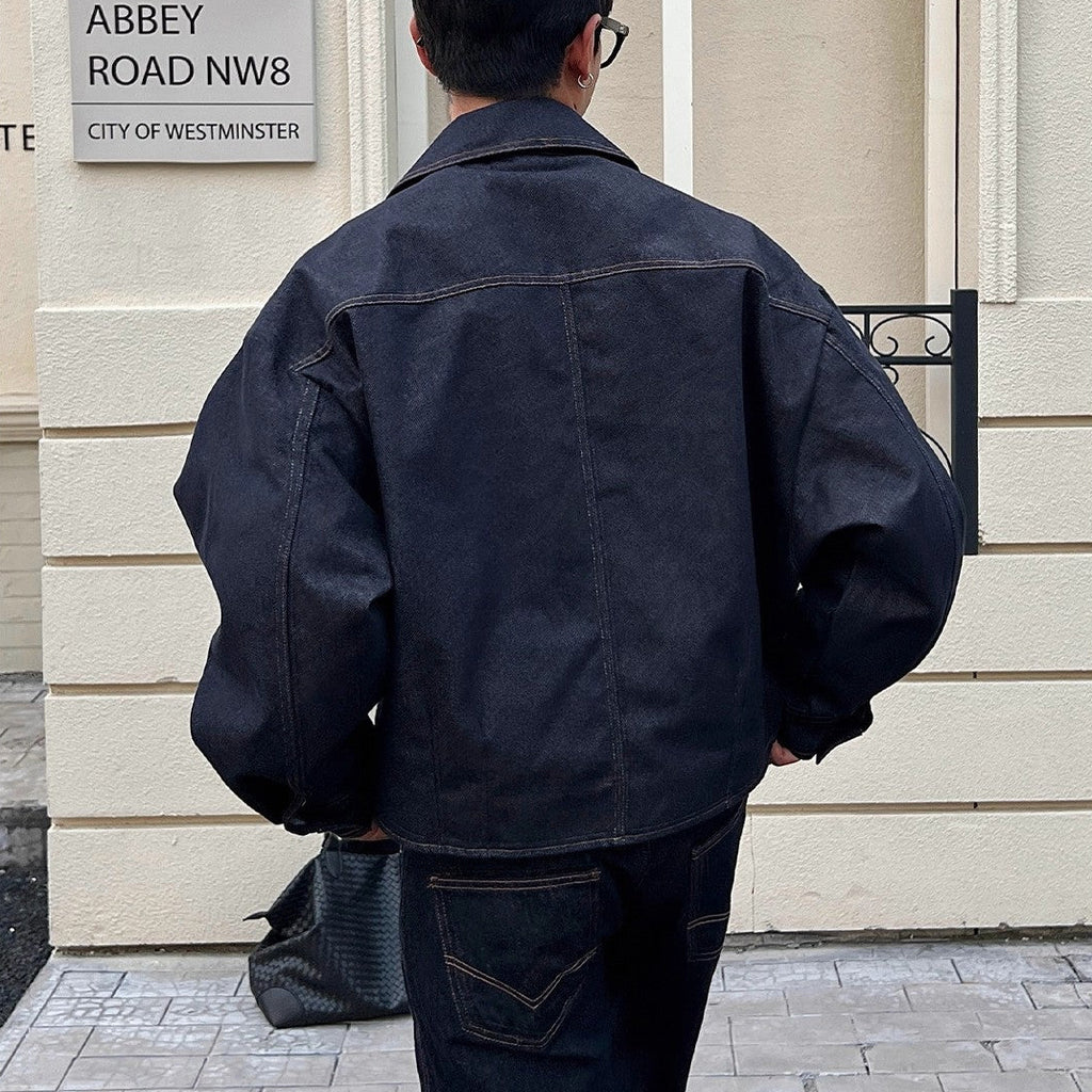 Selvage Zipper Pocket Jean Jacket