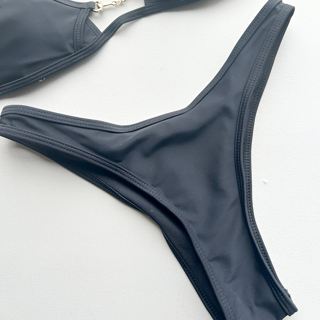 Micro Bikini Hollow Out Thong Bikini Set Swimsuit