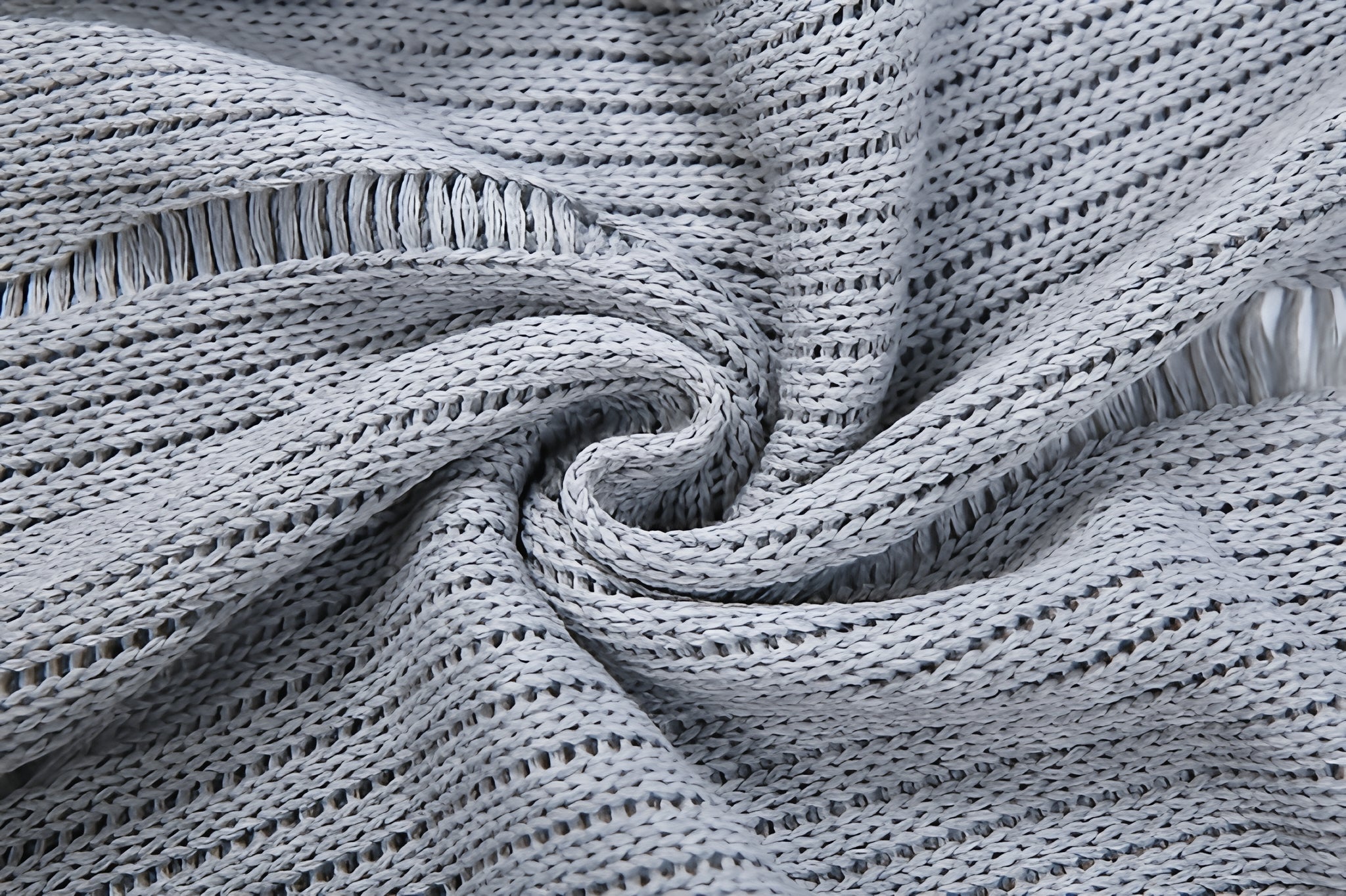 Ripped Knit Flare Pants Streetwear Fall Winter