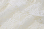 White A Line Ruffle Skirt High Waist Elastic Patchwork Lolita Mini Skirt