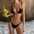 Micro Bikini Hollow Out Thong Bikini Set Swimsuit