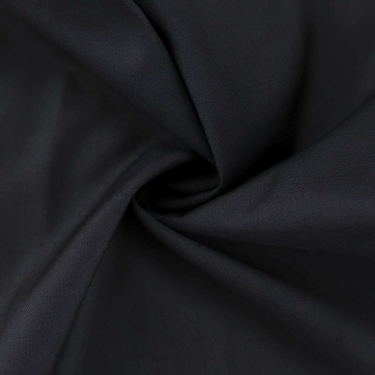 Black Wide Leg Wrap Around Trousers Zip Button Fly
