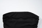Strapless Bandeau Tube Top Shell Button Slim Fit Crop Top