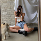 Satin Lace Up Bow Crop Top Sleeveless Cami Tank