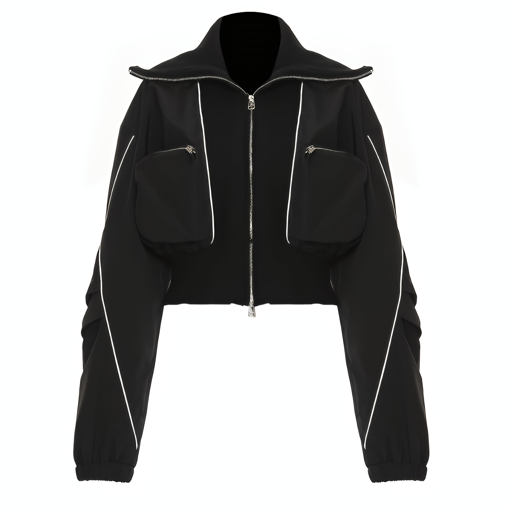 Patchwork Jacket Coat Fall Winter Streetwear