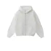 Blank Classic Men Hoodies 345 GSM Thick Fleece Unisex Hip Hop Oversized High Funnel Neck Hoody Zip up Hoodies