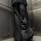 Unisex Y2K Baggy Jeans Gothic Spider Embroidery Streetwear Denim