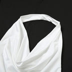Women Backless Halter Vest Swing Collar Slim Fit Street Style Summer Top