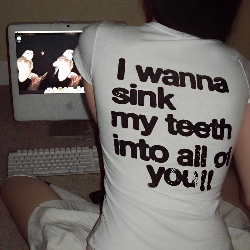 Y2k 2000s Vintage Tops Emo Gothic Graphic