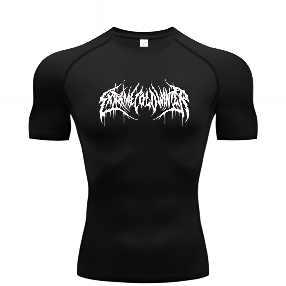 Compression Quick Dry Short Sleeve Workout T-Shirt Gym Running Fitness Top
