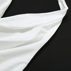 Women Backless Halter Vest Swing Collar Slim Fit Street Style Summer Top